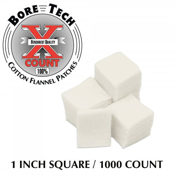 Bore Tech X-Count™ Patch 1&quot; quadratisch - .20 Cal, .22 RF