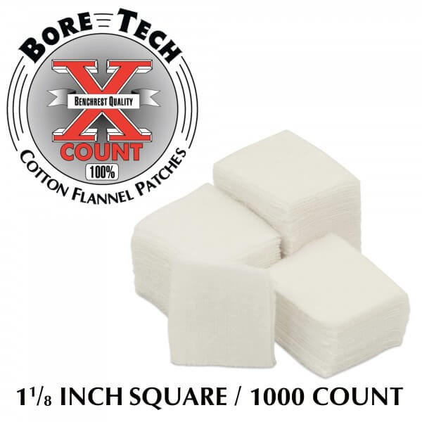Bore Tech X-Count™ Patch 1 1/8&quot; quadratisch - .22 CF